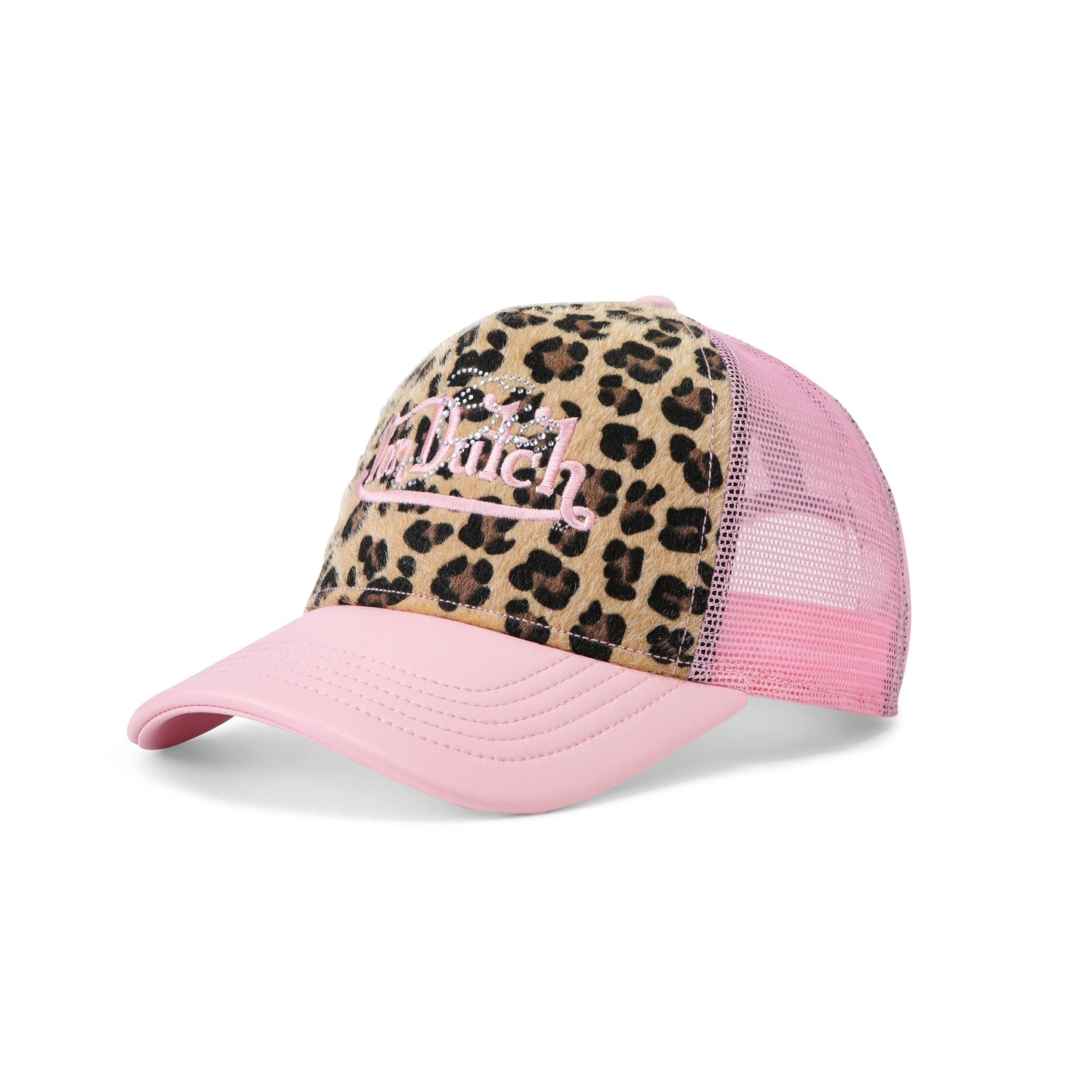 I.AM.GIA X VON DUTCH LEOPARD TRUCKER HAT